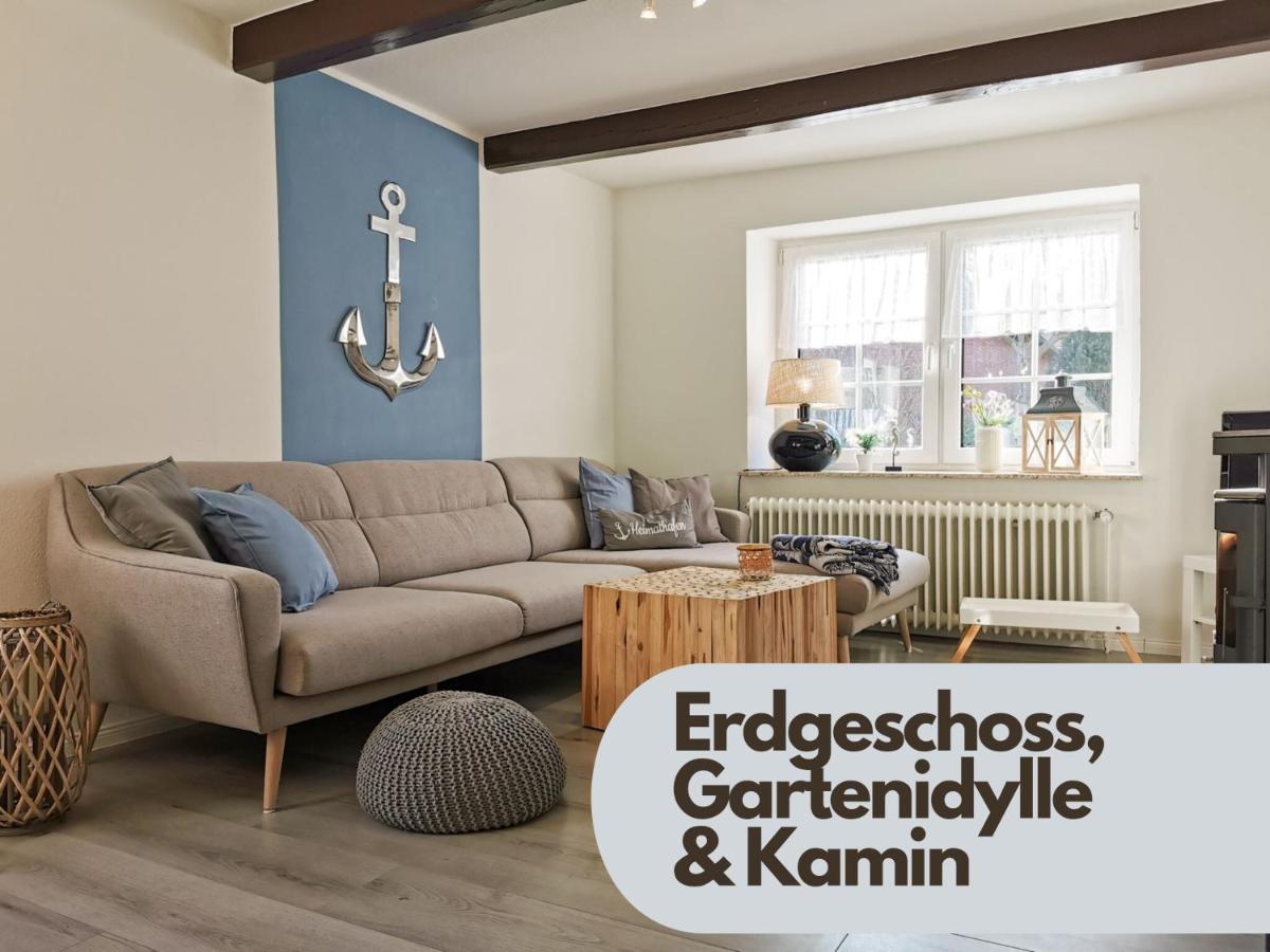Smittshoern 3 - Nordsee Erdgeschosswohnung Mit Eingezaeunten Garten, Kamin Und Lounge! Altfunnixsiel Exterior photo